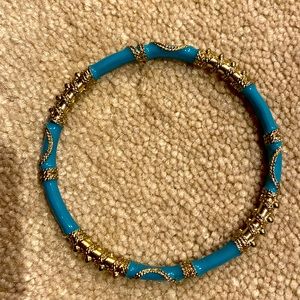 Turquoise and gold bracelet